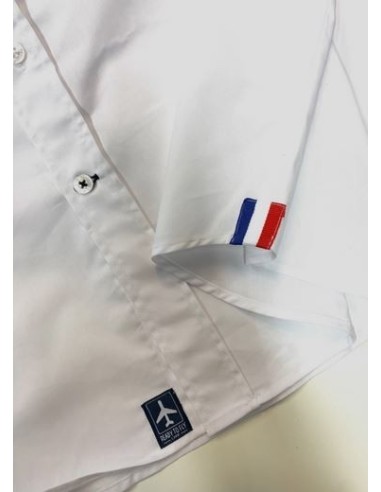 Chemise pilote "La p'tite française" Manches Longues ou Courtes