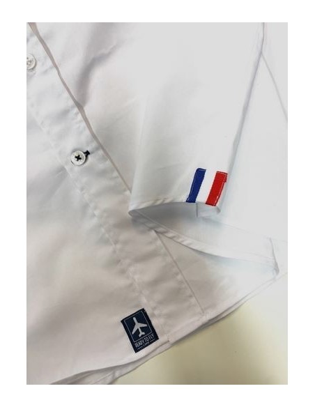 Pilot Shirt "La p'tite française" Long or Short Sleeves