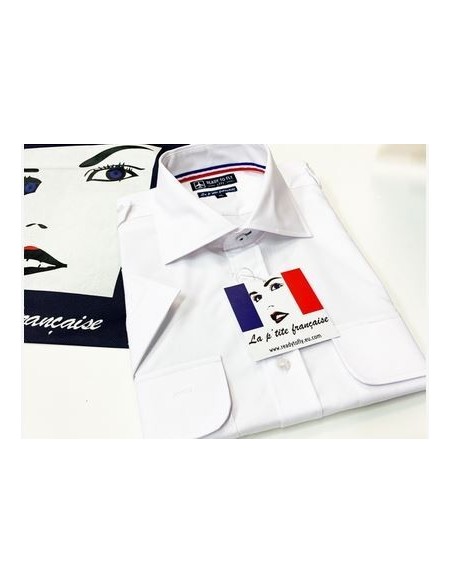 Chemise pilote "La p'tite française" Manches Longues ou Courtes Chemise pilote "La p'tite française" Manches Longues ou Courtes