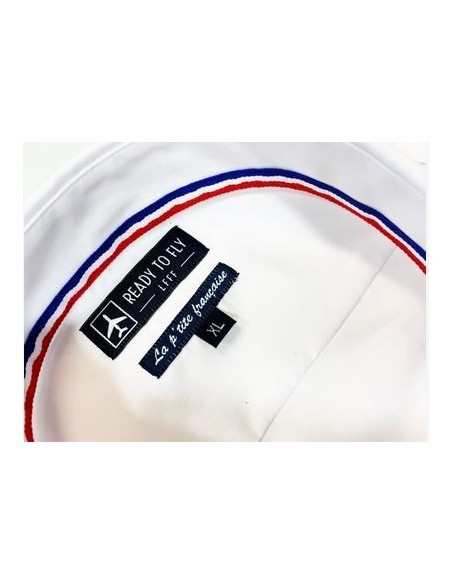Pilot Shirt "La p'tite française" Long or Short Sleeves