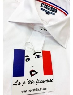 Chemise pilote "La p'tite française" Manches Longues ou Courtes