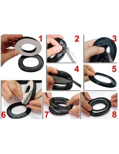 SIMPLE Gel Renovation method for Earpieces on Compact Aircraft Headsets