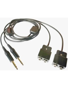 Câble Rallonge Dédoubleur Y pour 2 Casques Avion Double Jacks