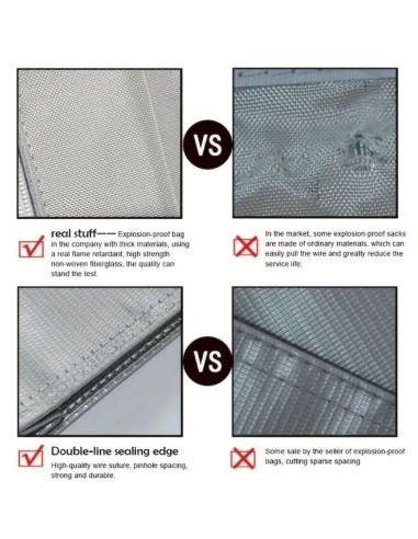 Fireproof bag for LiPo batteries