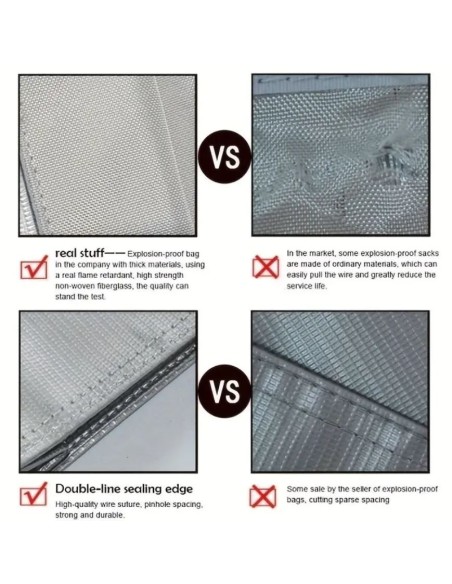 Fireproof bag for LiPo batteries Fireproof bag for LiPo batteries