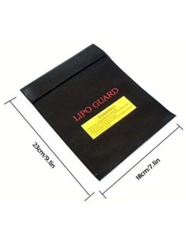 Fireproof bag for LiPo batteries 7.1x9.1 inches (18x23 cm)