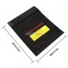 Fireproof bag for LiPo batteries 7.1x9.1 inches (18x23 cm)