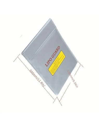Fireproof bag for LiPo batteries Large size 7.87x11.81 inches (20x30cm)
