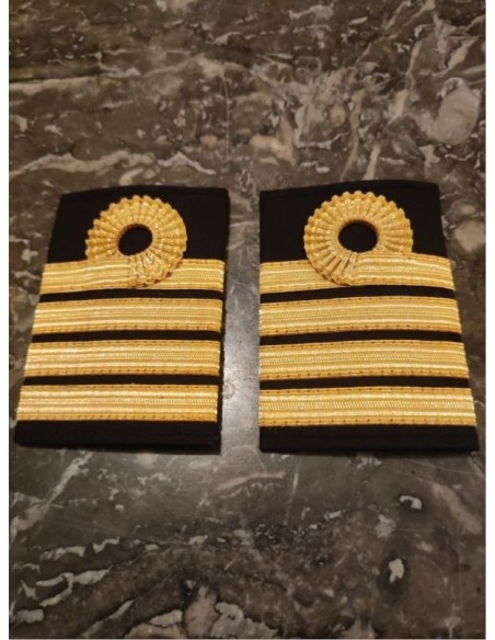 Galons LUXE d'épaules Or 4 Barrettes BOUCLE NELSON C.D.B. Velcro En Boite de Présentation Galons LUXE d'épaules Or 4 Barrettes BOUCLE NELSON C.D.B. Velcro En Boite de Présentation