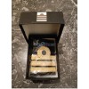 Luxury Epaulets 3 NELSON BUCKLE - Gold - Classic with velcro fastener In Presentation Box