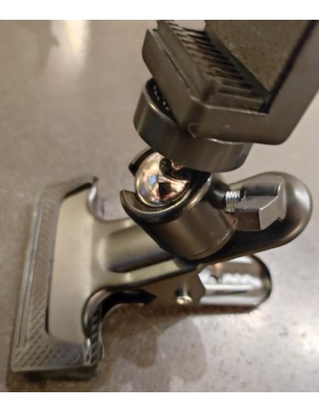 GPS smartphone flat GPS or tablet stand Strong Spring Clamp for plane