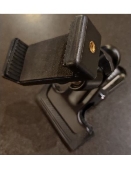 GPS smartphone flat GPS or tablet stand Strong Spring Clamp for plane