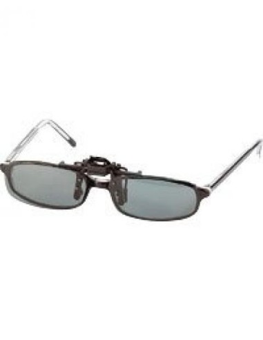 LUNETTES de SOLEIL "CLIP" RECANGULAIRES