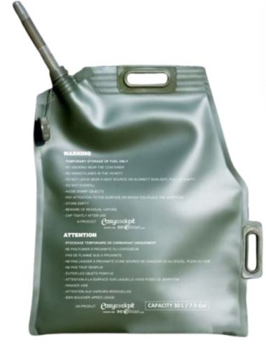 JERRYCAN - RESERVOIR -BIDON DE TRANSPORT Hydrocarbure Souple Pliable 30 Litres 