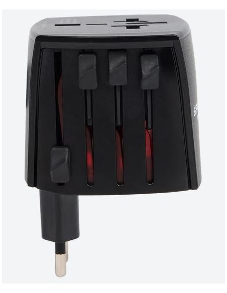 TRAVEL ADAPTER for ALL WORLD ELECTRIC PLUGS