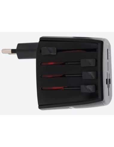 TRAVEL ADAPTER for ALL WORLD ELECTRIC PLUGS