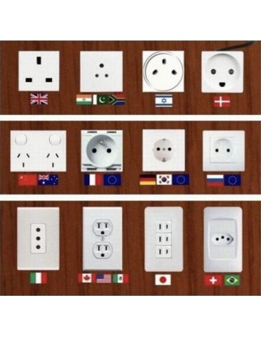 TRAVEL ADAPTER for ALL WORLD ELECTRIC PLUGS