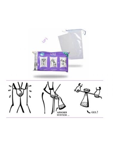 Pipi Cool (x 5) Urinal Masculin à Cristaux Gelifiants