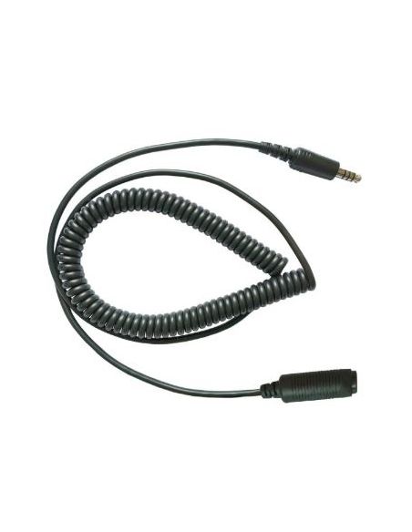 Extension Spiral Cable for Helicopter plugs M / F - 2m Extension Spiral Cable for Helicopter plugs M / F - 2m