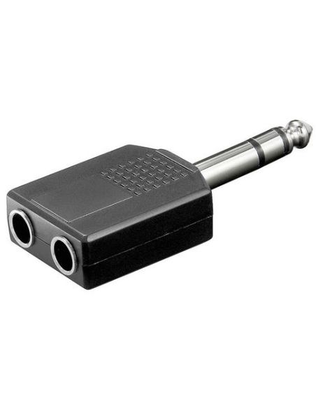 Dédoubleur Jack 6.35 Male par double Jack 6.35 Femelle (Solution pas chère enregistrement GOPRO)