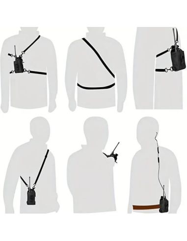 Housse Holster Protection Universel pour Radio Portative 1 Poche