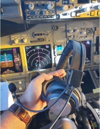KLIPPER Mike Aviation Mike for ANR Consumer Headset (Bose® QC-25 Sony® MDR 1000X etc)