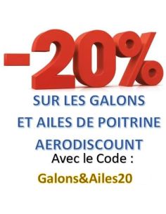 PROMOTION - 20% Reduction Galons et Ailes de poitrine AERODISCOUNT