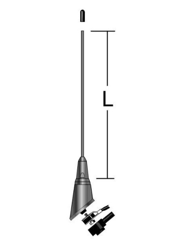 ANTENNE de Toit SIRIO TAIFUN 118-480 Aviation pour Mobile VHF