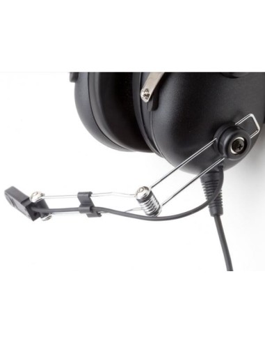 CASQUE AVIATION "Classic"® Perche Métal Aerodiscount