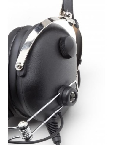 AVIATION HEADSET "Classic"® Aerodiscount Metal Mike boom Aerodiscount