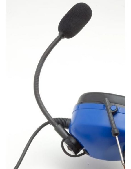 PILOT AVIATION HEADSET "Compact Confort" Aerodiscount Flex Boom Gel Earseals