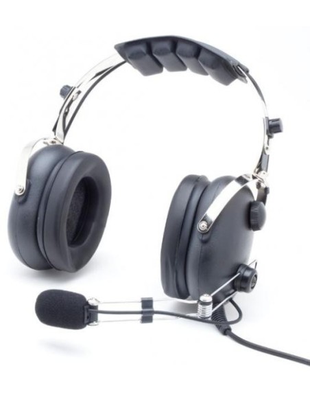 CASQUE AVIATION "Classic"® Perche Métal Aerodiscount
