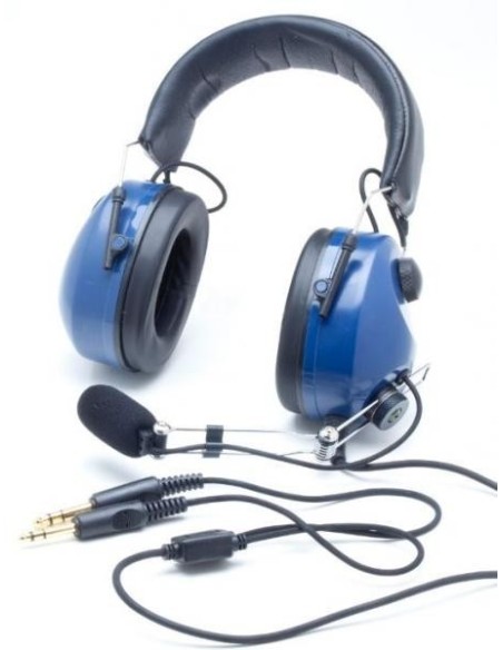 AVIATION HEADSET "Compact"® METAL BOOM Aerodiscount