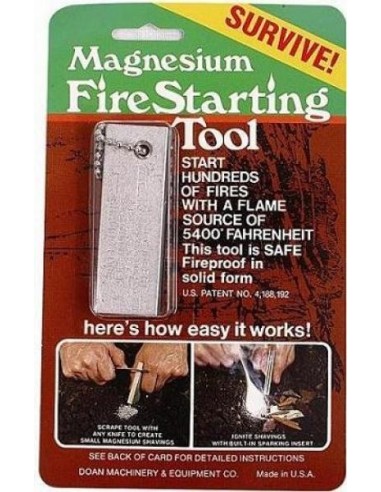 Fire stone Emergency Lighter for all Weather - block of magnesium 
