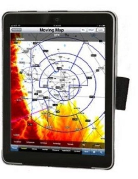 Porte IPAD 2 et 3 sur Cuisse avec Coque et Sangle en Planchette de Vol Porte IPAD 2 et 3 sur Cuisse avec Coque et Sangle en Planchette de Vol