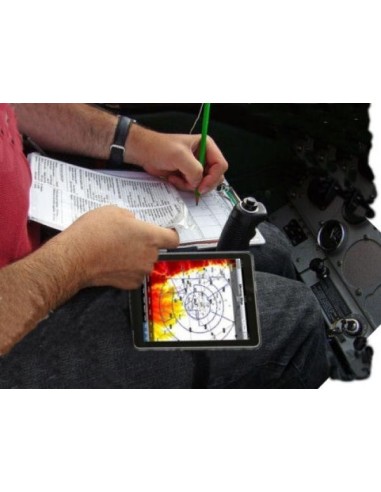 Porte IPAD 2 et 3 sur Cuisse avec Coque et Sangle en Planchette de Vol