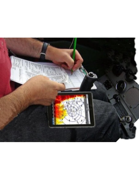 Porte IPAD 2 et 3 sur Cuisse avec Coque et Sangle en Planchette de Vol Porte IPAD 2 et 3 sur Cuisse avec Coque et Sangle en Planchette de Vol
