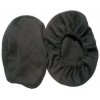 Pair of washable cotton bonnets for airplane earseal headset