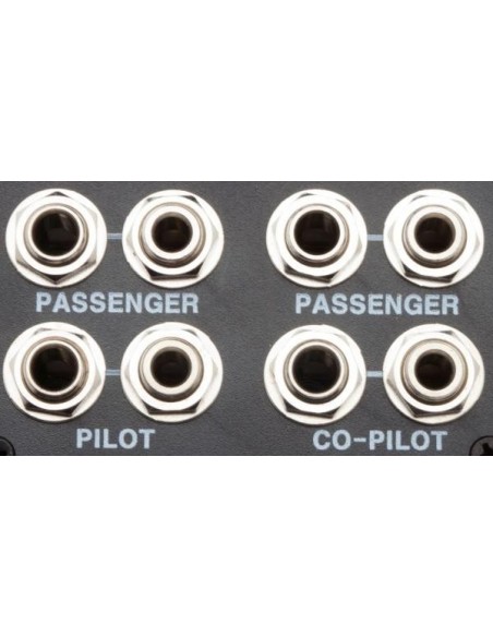 AVIATION INTERCOM 4 ways Pilot Copilot and 2 passengers