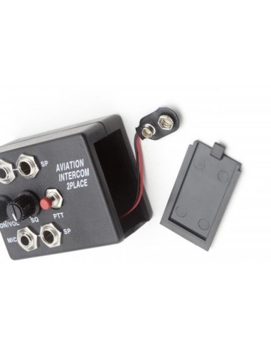 INTERCOM AVIATION 2 places PTT sur boitier