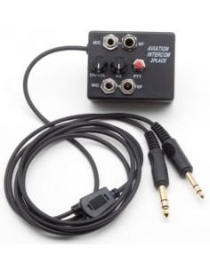 INTERCOM AVIATION 2 places PTT sur boitier