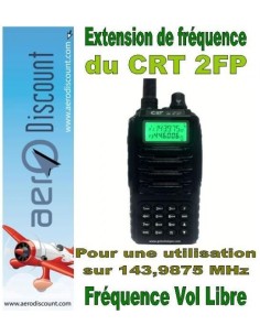 Frequency Extension on CRT 2FP (free flight freq. 143,9875 Mhz )