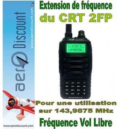 Frequency Extension on CRT 2FP (free flight freq. 143,9875 Mhz )