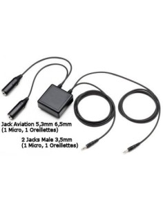 Airplane Headset Adapter for Flight Simulation on PC 2