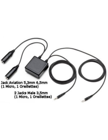 Airplane Headset Adapter for Flight Simulation on PC