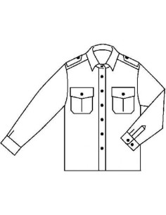 Chemise Pilote Blanche Femme Manches Longues 2