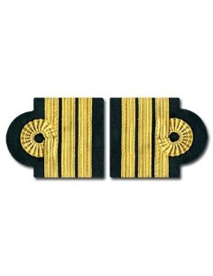 Galons d'épaules O.P.L. 3 Barrettes Or Boucle Nelson