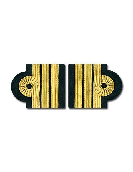 Epaulets 3 Stripes - Golds - Nelson design Epaulets 3 Stripes - Golds - Nelson design