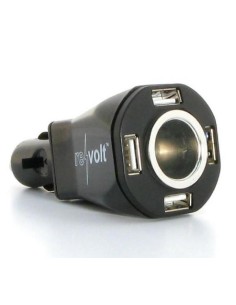 Chargeur 4 ports USB allume-cigare 12V - 2 A